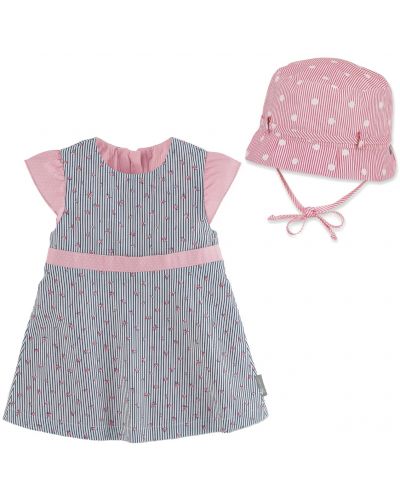 Komplet dječje haljine i ljetne kape s UV 30+ zaštitom Sterntaler - 62 cm, 4-5 mjeseci - 1