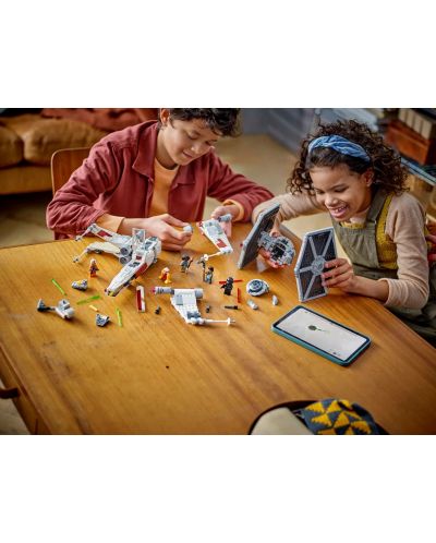 Konstrukcijski set LEGO Star Wars - TIE i X-Wing lovci (75393) - 7