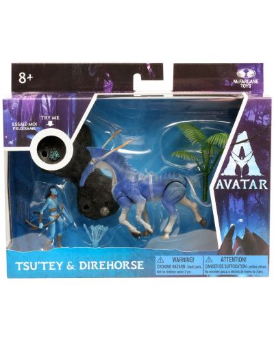 Set akcijskih figurica McFarlane Movies: Avatar - Tsu'tey & Direhorse - 7