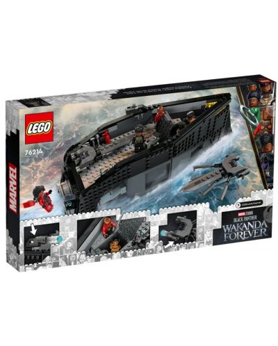 Konstrukcijski set LEGO Marvel Super Heores - Black Panther: Rat na vodi (76214) - 8