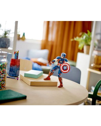 Konstruktor LEGO Marvel Super Heroes - Figura za gradnju Kapetana Amerike (76258) - 7