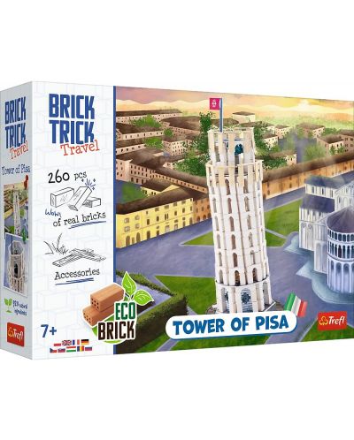 Konstruktor Trefl Brick Trick Travel - Krivi toranj u Pisi - 1
