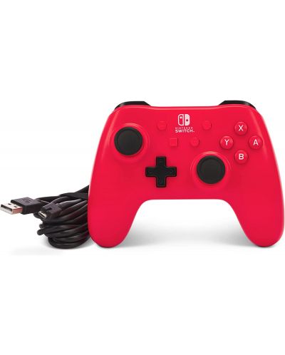 Kontroler PowerA - Enhanced, žičani, za Nintendo Switch, Raspberry Red - 6