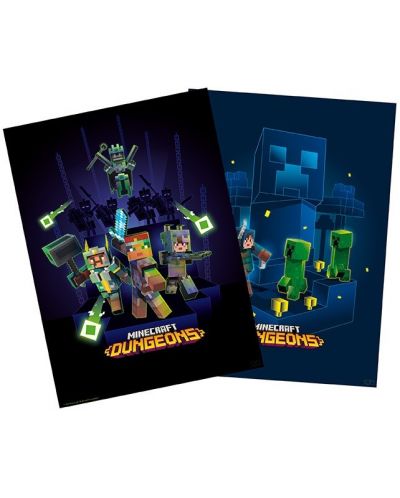 Set mini postera GB eye Games: Minecraft - Dungeons - 1