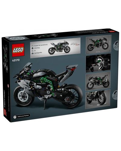 Konstruktor LEGO Technic - Motocikl Kawasaki Ninja H2R (42170) - 2