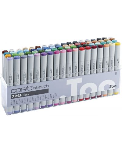Set markera Too Copic Sketch - B colors, 72 boje - 1