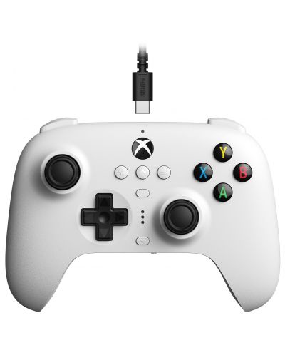 Kontroler 8BitDo - Ultimate Wired, Hall Effect Edition, žičani, bijeli (Xbox One/Xbox Series X/S) - 2