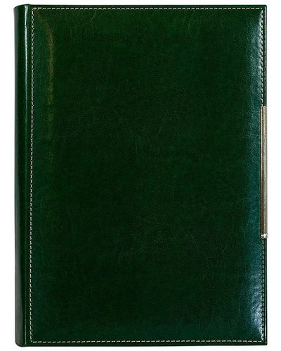 Kožna bilježnica-agenda Lemax Novaskin - А5, zelena, Standart - 1