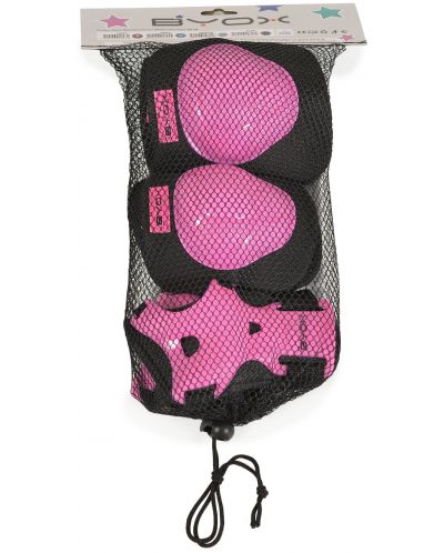 Set dječjih štitnika Byox - H110, Class A, Pinky, do 25 kg - 3