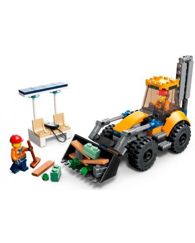 Konstruktor LEGO City - Građevinski bager (60385) - 3