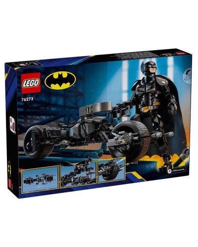 Konstrukcijski set LEGO DC Comics Super Heroes - Batman konstrukcijska figura i Bat-Pod bicikl (76273) - 2