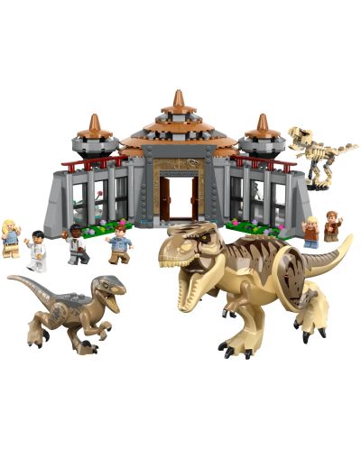 Konstruktor LEGO Jurassic World - Centar za posjetitelje s Rexom i Raptorom (76961) - 3