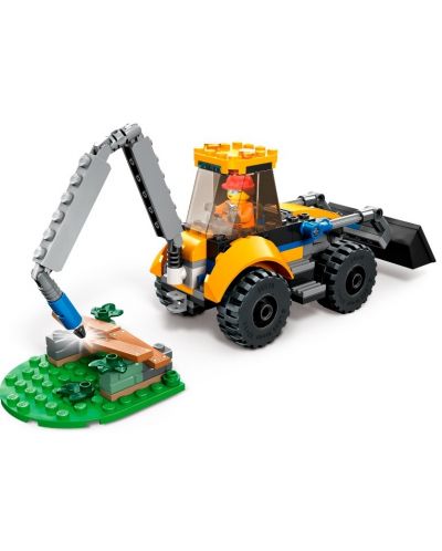 Konstruktor LEGO City - Građevinski bager (60385) - 4