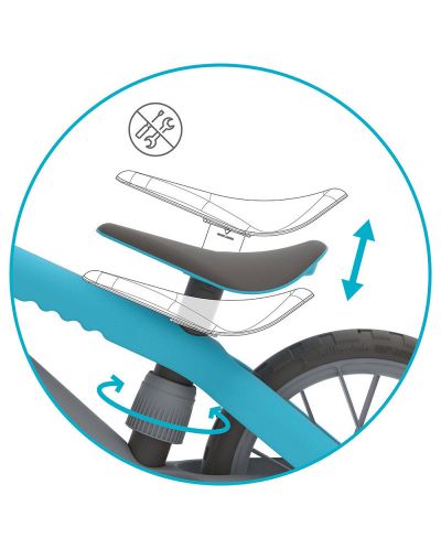 Balans bicikl Chillafish - Bmxie Moto, Plavi - 6