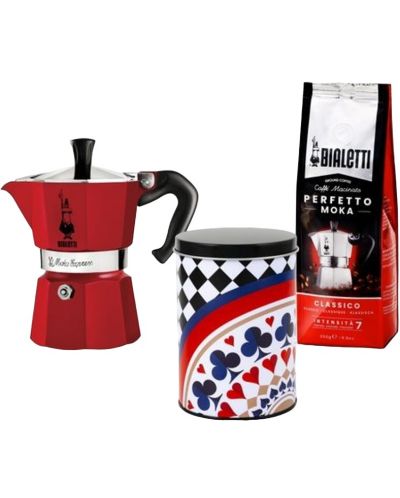 Set Bialetti - Perfetto, kuhalo za kavu za 3 šalice, tegla, mljevena kava Classico 250 g - 1