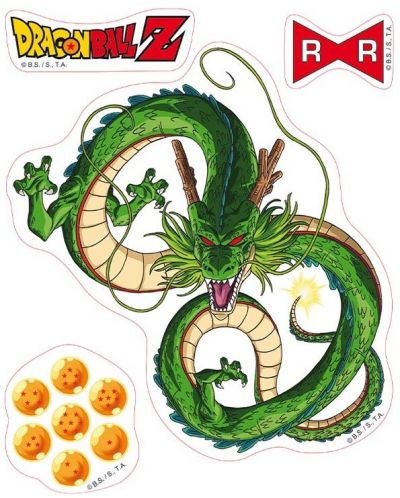 Set naljepnica ABYstyle Animation: Dragon Ball Z - Shenron - 2