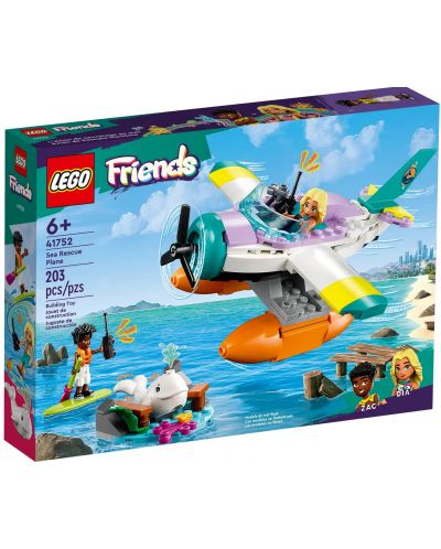 Konstruktor LEGO Friends - Zrakoplov za pomorsko spašavanje (41752) - 1