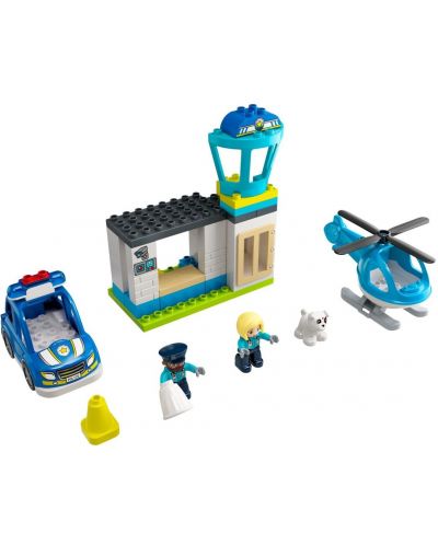 Кonstruktor Lego Duplo Town - Policijska postaja i helikopter (10959) - 3