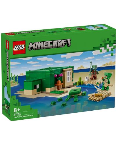 Konstruktor LEGO Minecraft - Kuća za kornjače na plaži (21254) - 1