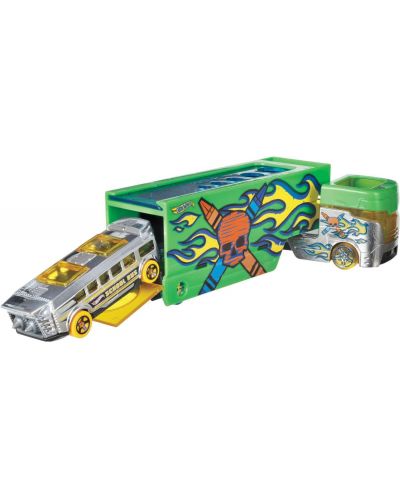 Set Mattel Hot Wheels Super Rigs - Kamion i automobil, asortiman - 9