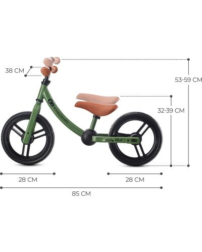 Bicikl za ravnotežu KinderKraft - 2Way Next, zeleni - 7