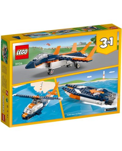 Кonstruktor LEGO Creator 3 u 1 - Nadzvučni zrakoplov (31126) - 10