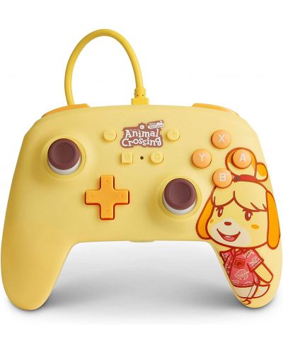 Kontroler PowerA - Enhanced, žični, za Nintendo Switch, Animal Crossing, Isabelle - 1