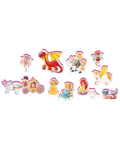 Set Jagu - Magnetne igračke koje govore, princeze, 11 komada - 2