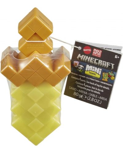 Set za modeliranje Minecraft - Figurica s dodacima, žuti - 1