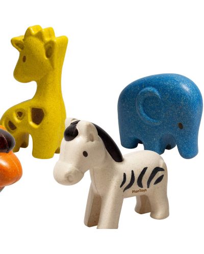 Set drvenih igračaka PlanToys - Životinje - 3