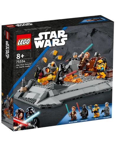 Konstruktor LEGO Star Wars - Obi-Wan Kenobi protiv Darth Vadera (75334) - 1