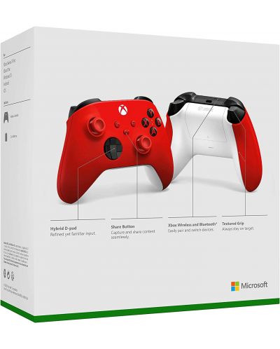 Kontroler Microsoft - za Xbox, bežični, Pulse Red - 6