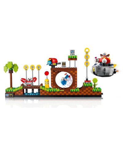 Konstruktor Lego Ideas - Sonic, zelena brežuljkasta zona (21331) - 2