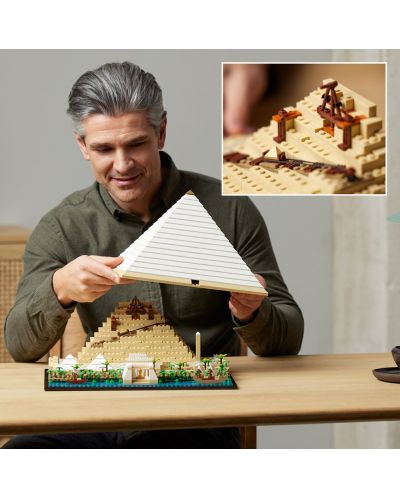 Konstruktor Lego Architecture - Velika piramida u Gizi (21058) - 5