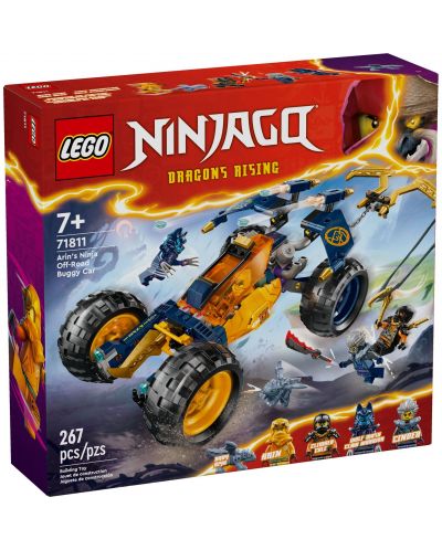 Konstruktor LEGO Ninjago - Arinov Ninja Offroad Buggy (71811) - 1