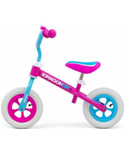 Bicikl za ravnotežu Milly Mally - Dragon Air, plavo-ružičasti - 1