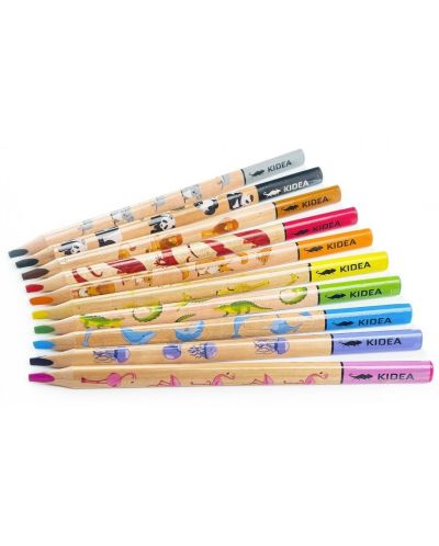 Set olovaka u boji Kidea - Jumbo Safari, 10 boja - 3