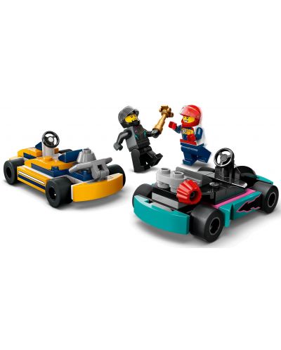 Konstruktor LEGO City Great Vehicles - Karting automobili i natjecatelji (60400) - 4