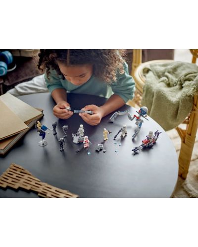 Konstruktor LEGO Star Wars - Clone Stormtroopers i Battle Droids Battle Pack (75372) - 6