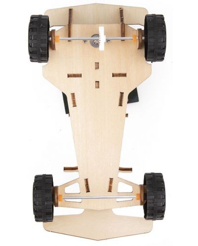 Set Tooky Toy - Napravi sam 3D drveni automobil sa solarnom baterijom - 3