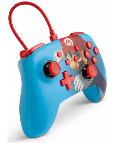 Kontroler PowerA -  Enhanced za Nintendo Switch, žični, Mario Punch - 2