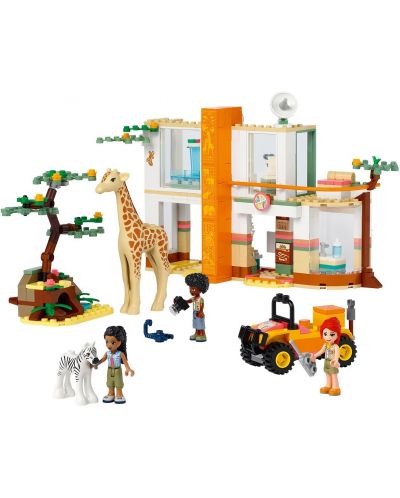 Konstruktor Lego Friends - Kamp za divlje životinje Mia (41717) - 3