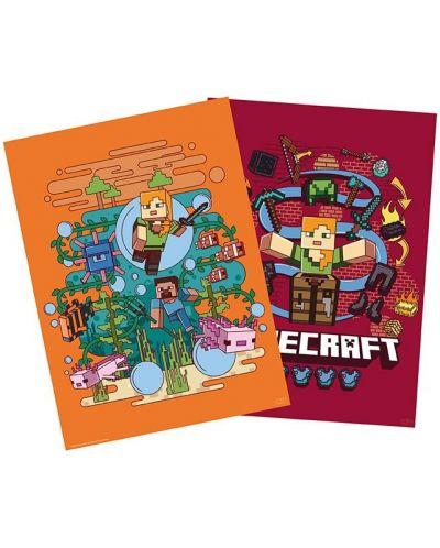 Set mini postera GB eye Games: Minecraft - Core Minecraft - 1