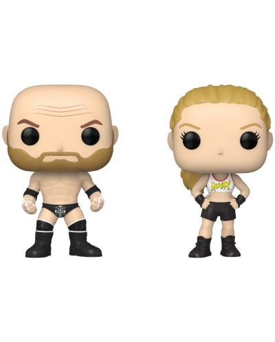 Set figura Funko POP! Sports: WWE - Triple H and Ronda Rousey - 1