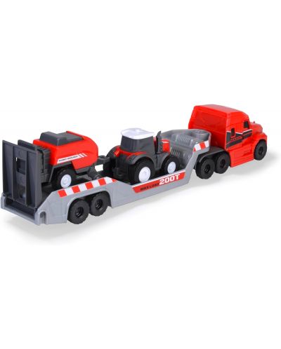 Set Dickie Toys - Kamion za prijevoz sa traktorom Massey Ferguson - 3