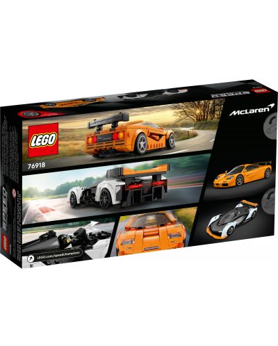 Konstruktor LEGO Speed Champions - McLaren Solus GT & McLaren F1 LM (76918) - 9