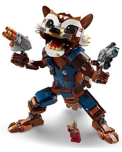 Konstruktor LEGO Marvel Super Heroes - Rocket i Baby Groot (76282) - 2
