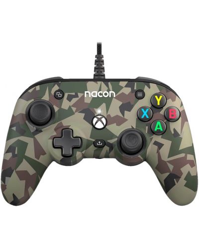 Kontroler Nacon - Pro Compact, zelena kamuflaža (Xbox One/Series SX) - 1