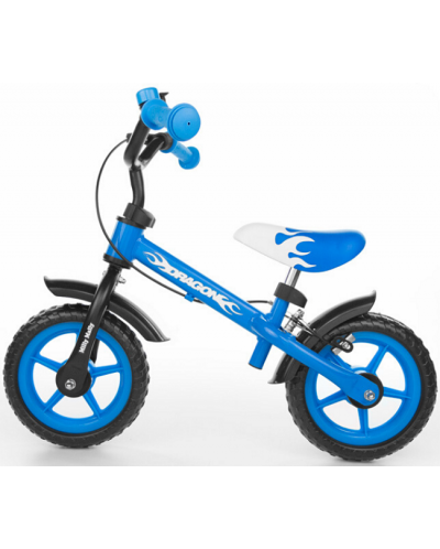 Bicikl za ravnotežu Milly Mally - Dragon, plavi - 1