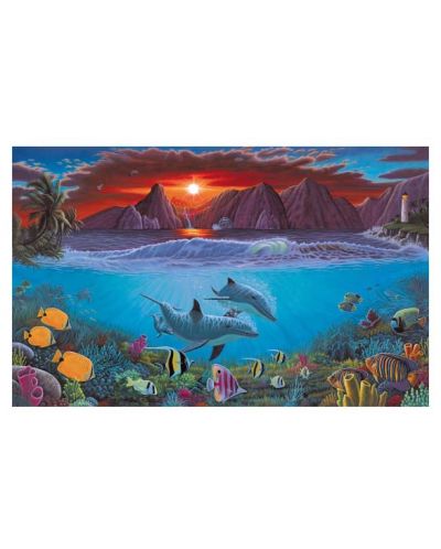 Set za slikanje akrilnim bojama Royal - Život u oceanu, 39 х 30 cm - 1